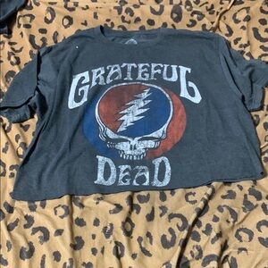 Grateful Dead  Gray Graphic crop